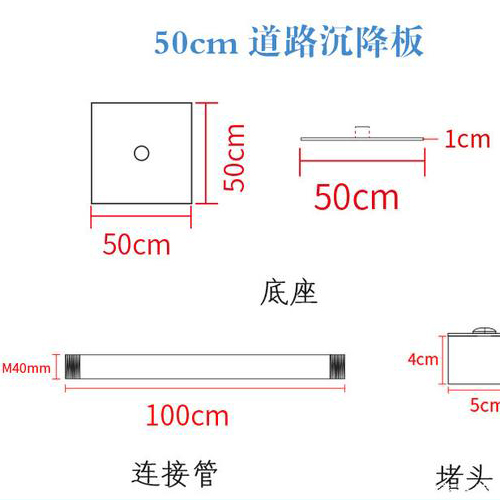 来宾沉降板规格型号如何选择？